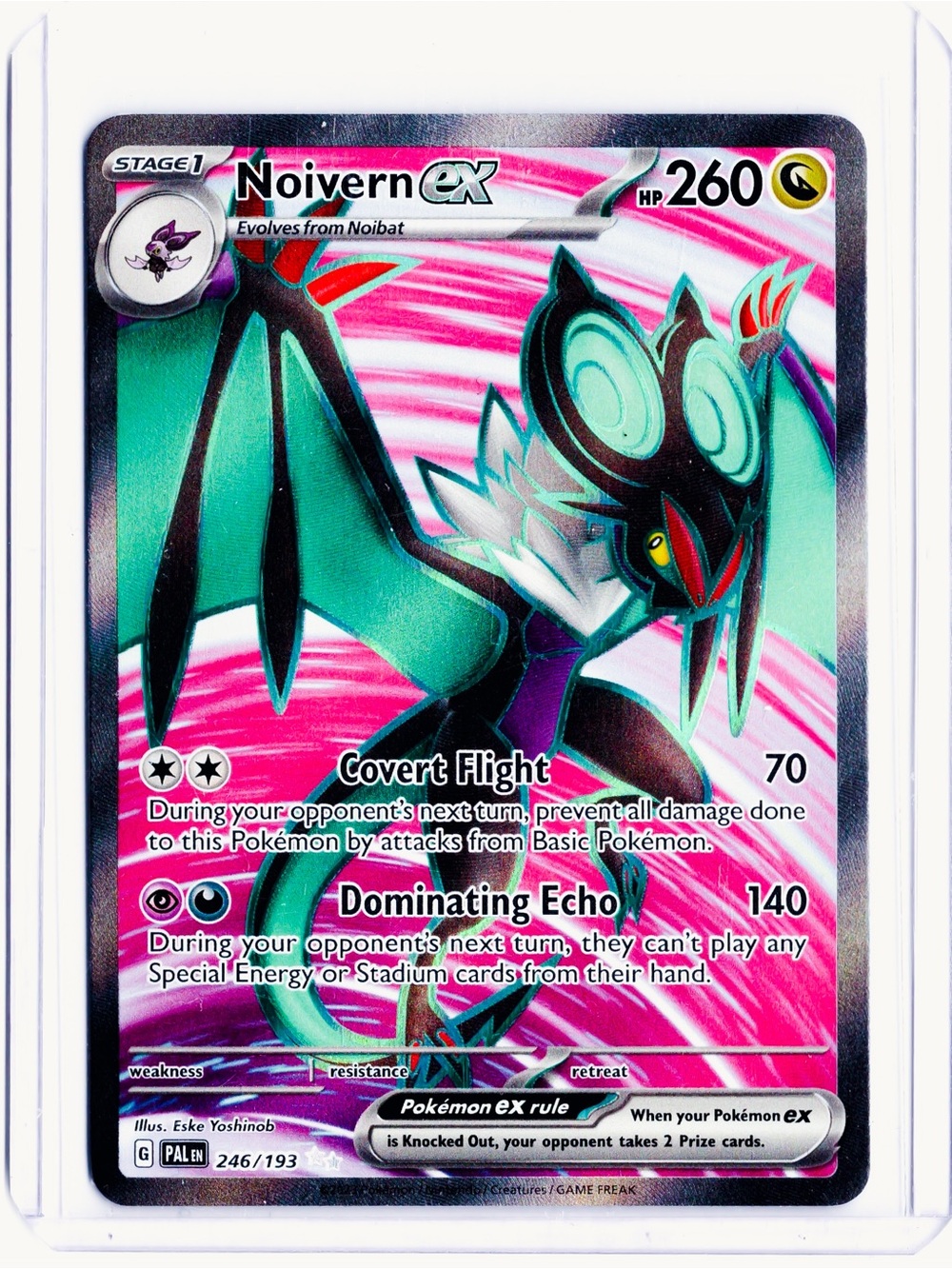 Noivern EX 246/193 Ultra Rare Paldea Evolved NM Pokemon Trading Card